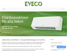 Tablet Screenshot of eveco.se